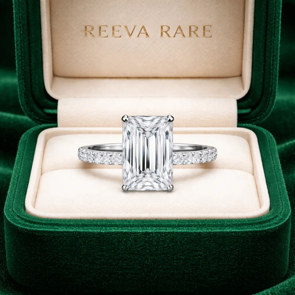 Lab grown diamond wedding ring manufacturer in Surat India Reeva Rare