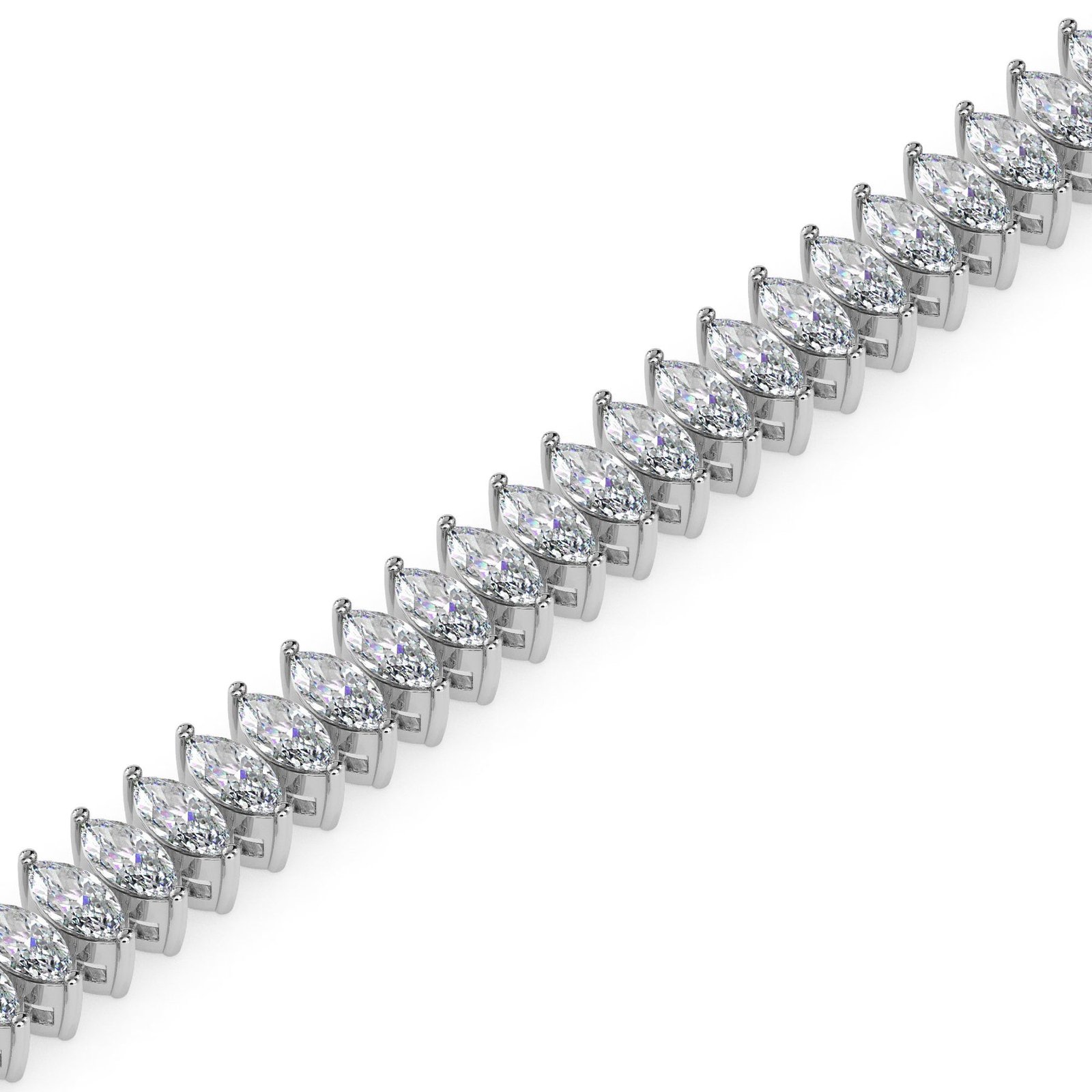 Marquise cut diamond tennis bracelet reeva rare elegant womens jewelry gift for her