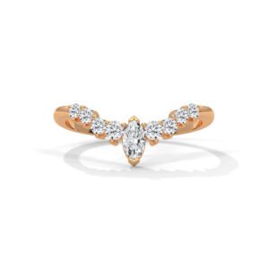 Popular Marquise Diamond Houston Wedding Band Gift Her