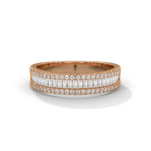 CVD diamond ring Jaipur in premium gold