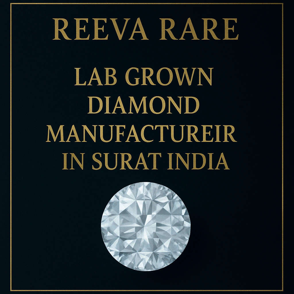 lab grown CVD diamond manufacturer in Surat India Reeva Rare luxury jewellery brand