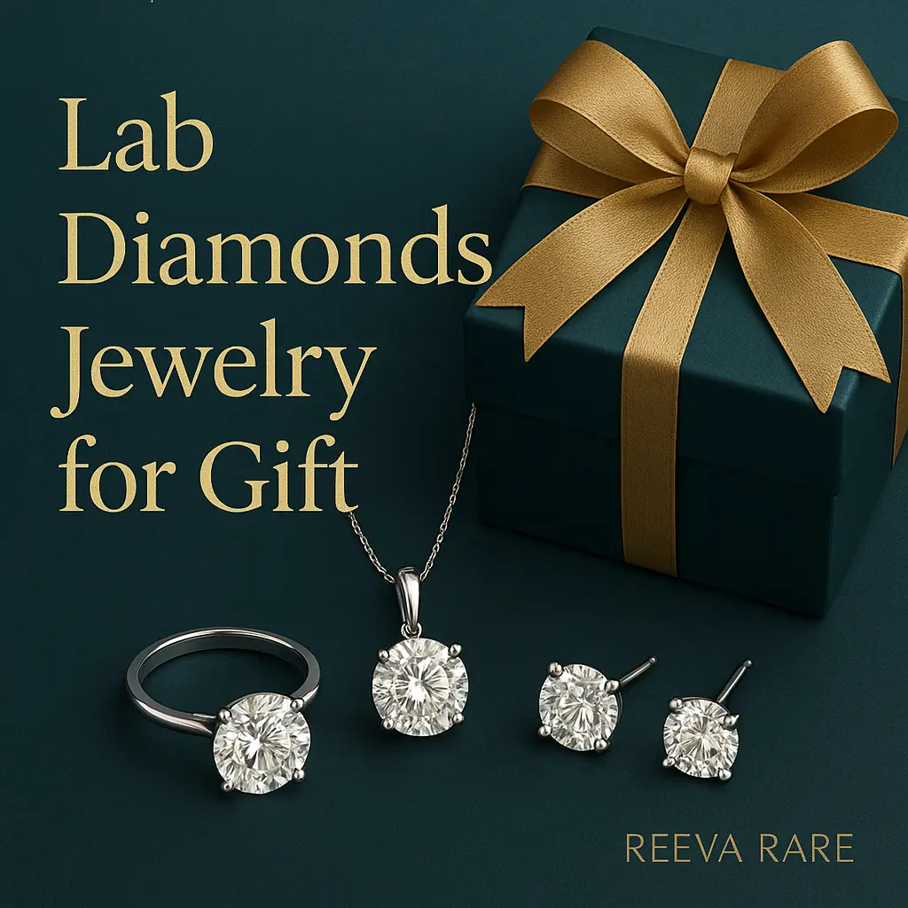 Lab diamond jewelry for gift Reeva Rare luxury jewelry brand