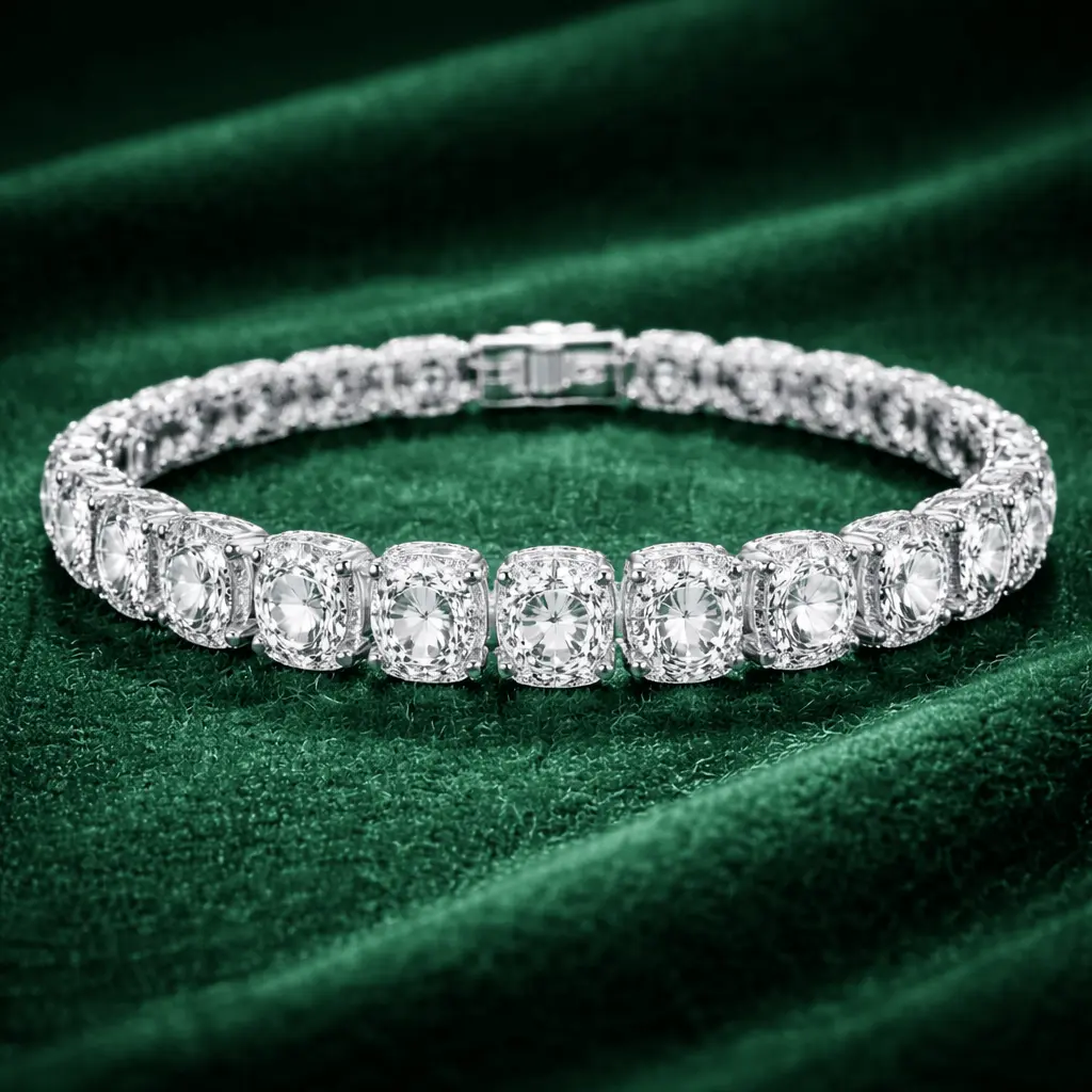 Lab grown diamond bracelet manufacturer in Surat India Reeva Rare