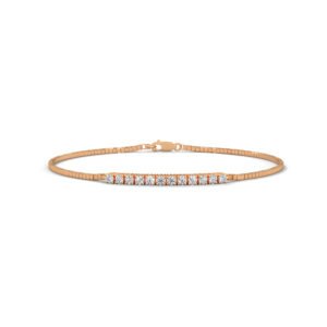 Round Diamond Bracelet Gift Paris Precious