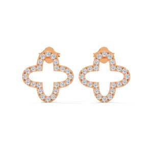 Lab Diamond Earrings Gift in Kolkata Elegance