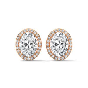 Oval Diamond Earrings Gift in Sydney Australian Style