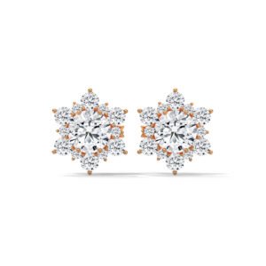 Vintage Diamond Earrings Gift in Moscow Russian Elegance