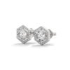 Lab grown diamond earrings 14k gold for women