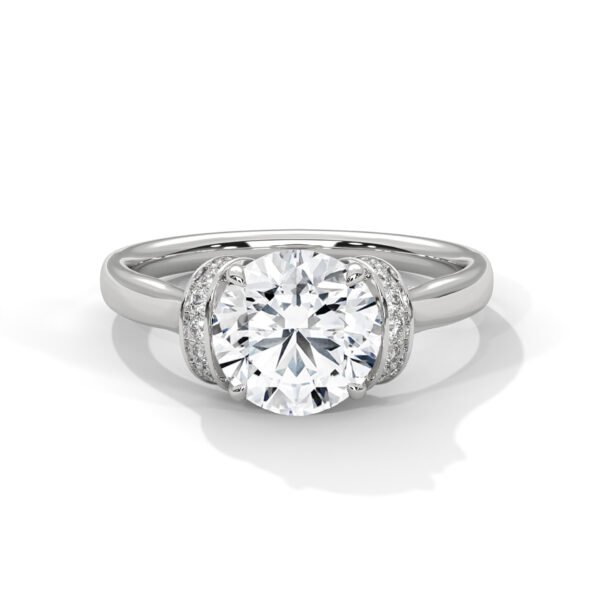 Luxury Lab Grown CVD Diamond Gold Ring Online for Engagement Gifts
