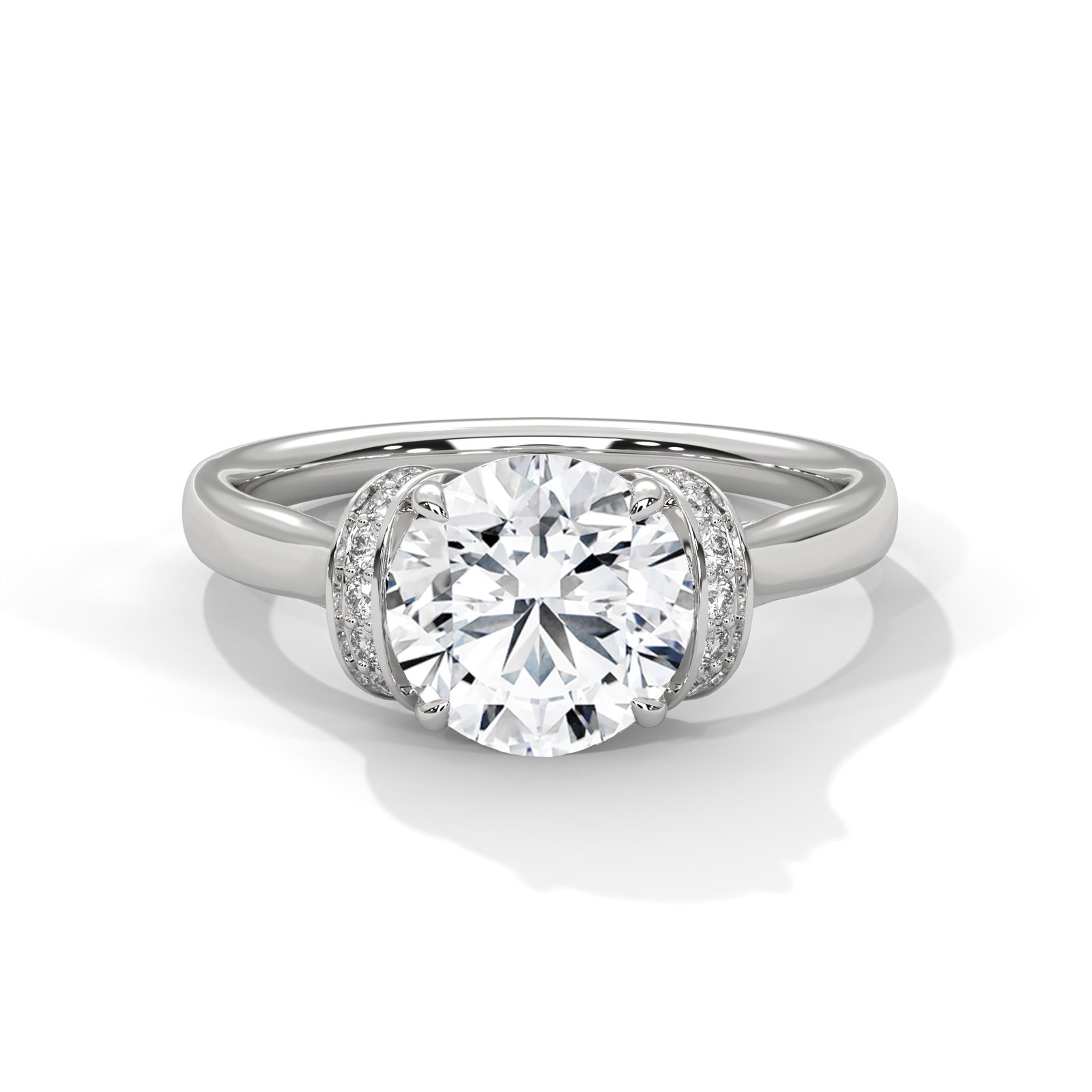 Order Lab Grown CVD Diamond Gold Ring Online | Reeva Rare Jewelry Store Luxury Lab Grown CVD Diamond Gold Ring Online for Engagement Gifts