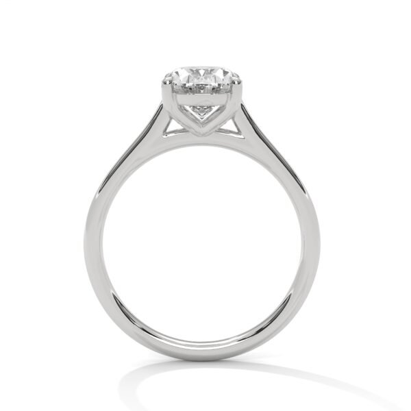 Platinum diamond ring for women by Reeva Rare, lab-grown diamonds, CVD diamonds, natural diamonds, luxury jewelry, online jewelry store, worldwide delivery