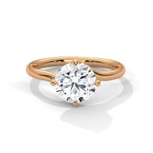 Lab Diamond Gold Ring with modern style and exquisite craftsmanship