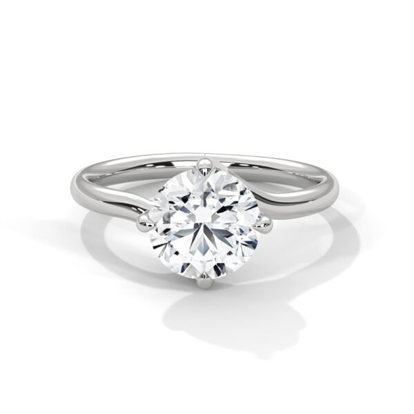 CVD Diamond Gold Ring for women with sophisticated design and sparkle