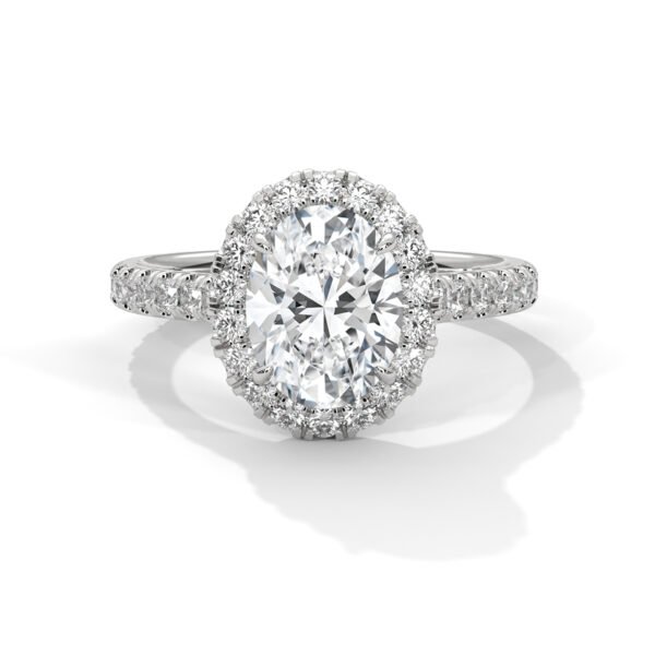 Shop Luxury Lab Grown CVD Diamond Gold Ring Online for Her Engagement Gift