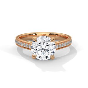 Shop Lab Grown CVD Diamond Gold Ring Online for Birthday Anniversary Engagement
