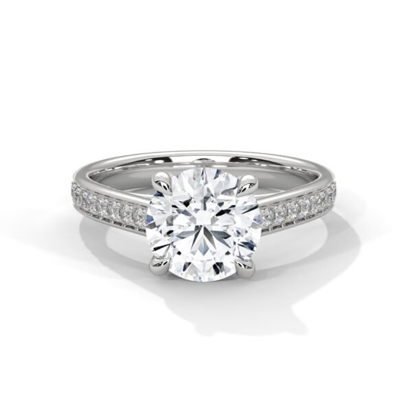 Buy Lab Grown CVD Diamond Gold Ring Online for Engagement Wedding Luxury Gift