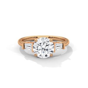 Shop Lab Grown CVD Diamond Gold Ring online with elegant modern sparkle