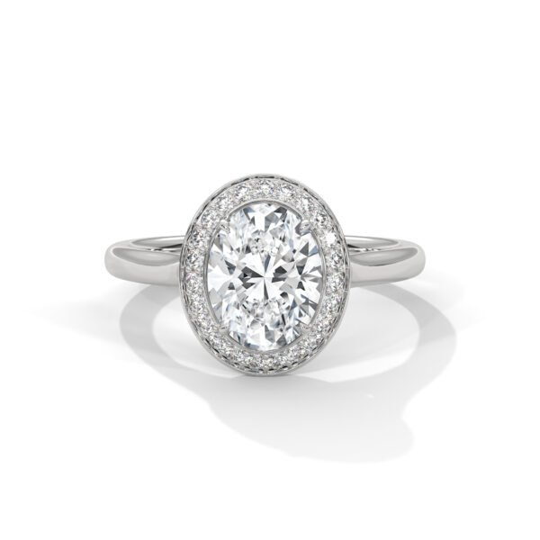 Timeless Lab Grown CVD Diamond Gold Ring with radiant sparkle