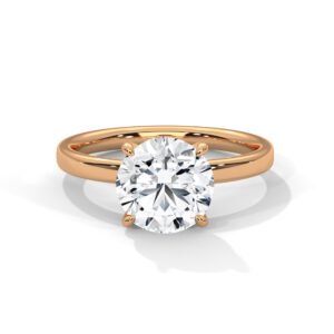 Modern Lab Grown CVD Diamond Gold Ring for Stylish Jewelry Lovers