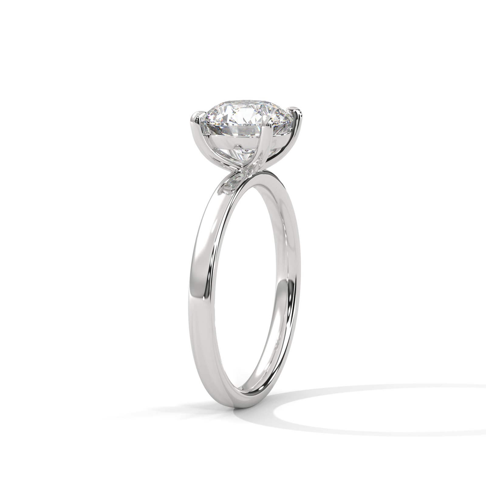 Buy Online Jewelry Store Offering Ethical Diamond Rings Elegant Lab Grown CVD Diamond Gold Ring for Anniversary Gift