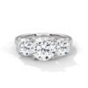 Shop Luxury Jewelry Online for Engagement and Anniversary Buy Exclusive Lab Grown CVD Diamond Gold Ring for Gift
