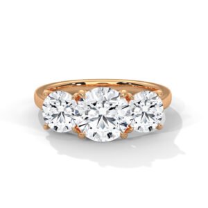 Shop Elegant Lab Grown CVD Diamond Gold Ring for Anniversary