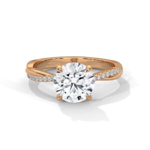 Natural Diamond Gold Ring showcasing sophisticated style and brilliant sparkle