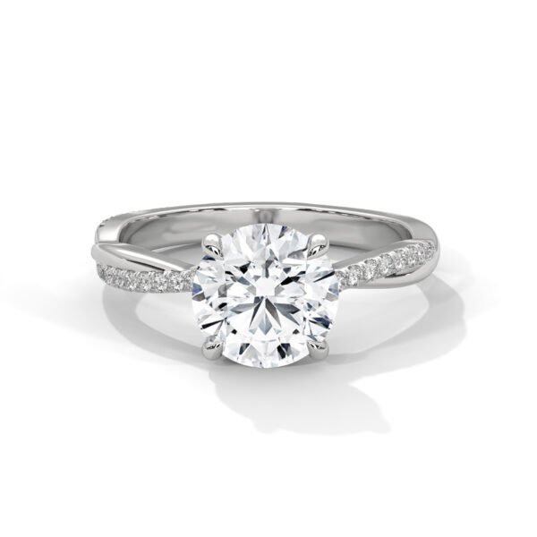 Lab Diamond Gold Ring with timeless elegance and modern design
