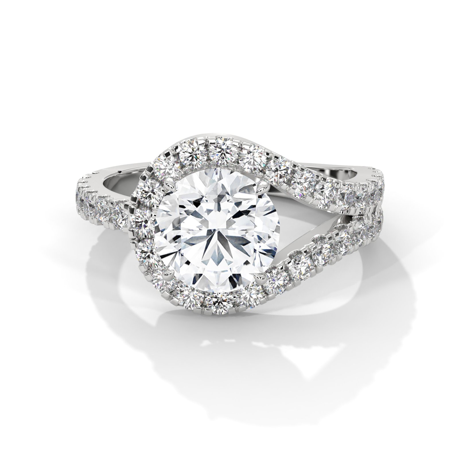 Shop Trusted Online Jewelry Store for Engagement and Anniversary Gifts Buy Trusted Lab Grown CVD Diamond Gold Ring Online for Couples