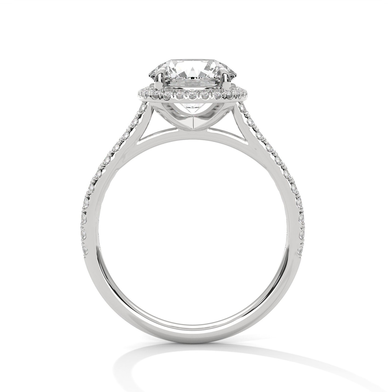 CVD Diamond Gold Ring | Reeva Rare Jewelry Store Online CVD Diamond Gold Ring featuring sophisticated sparkle and luxury finish