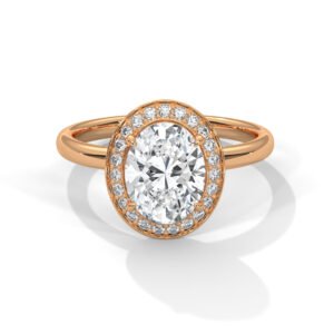 Reeva Rare Jewelry Brand Lab Grown CVD Diamond Gold Ring with luxurious appeal and modern design.