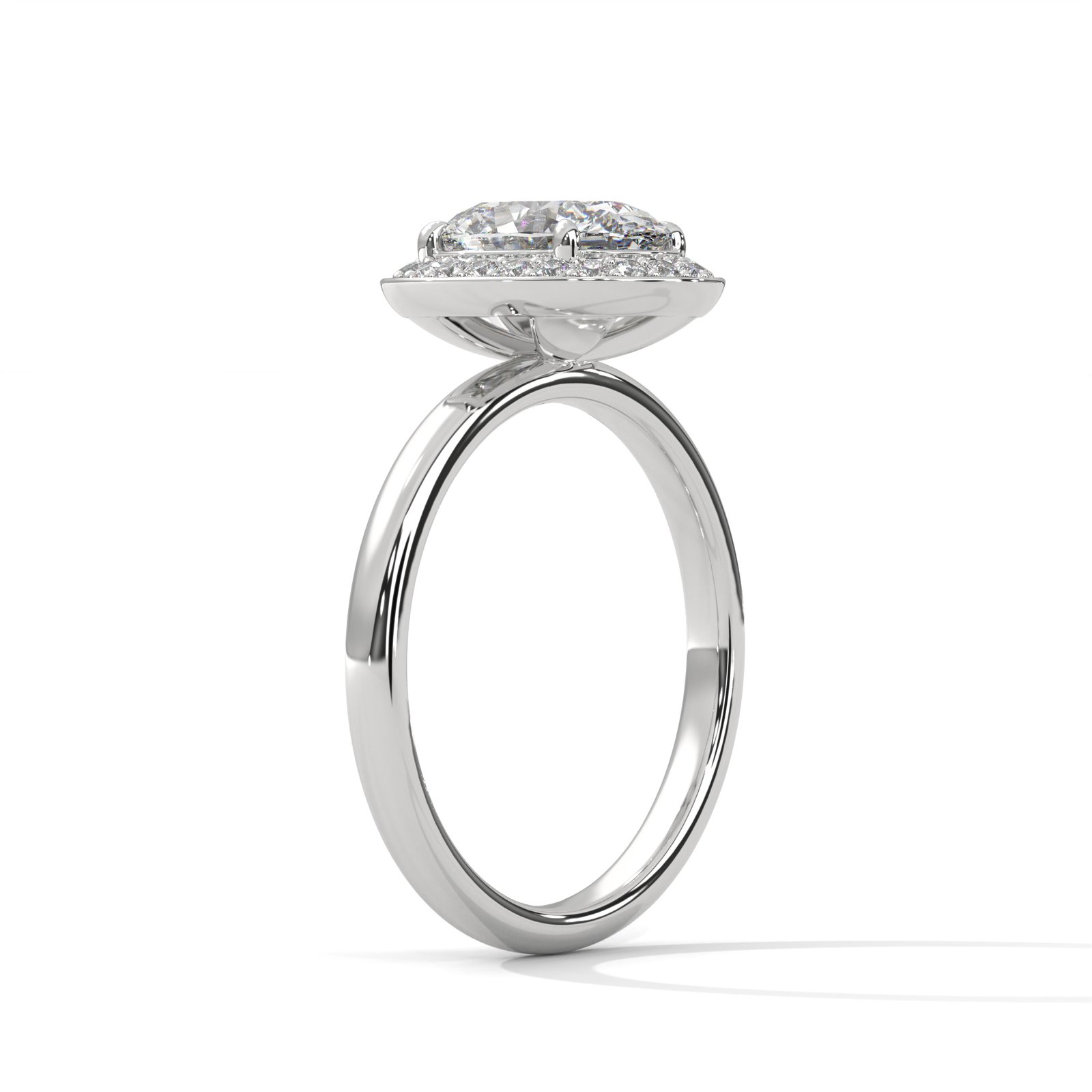 Refined Lab Grown CVD Diamond Gold Ring showcasing true artistry from Reeva Rare Jewelry Brand.