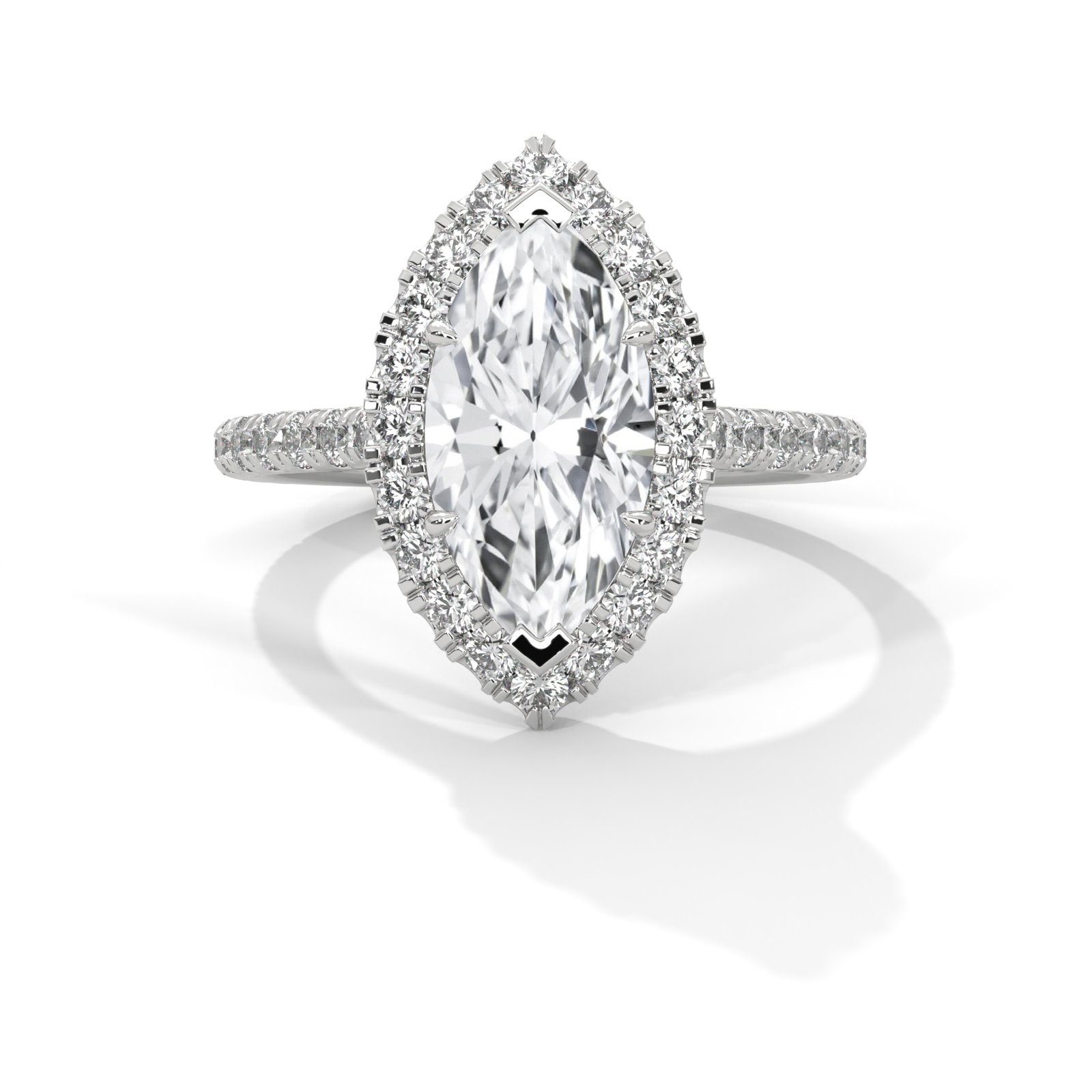 Shop trusted online jewelry store Reeva Rare for fine Lab Grown CVD Diamond Gold Rings. Captivating Lab Grown CVD Diamond Gold Ring with flawless cut and shine from Reeva Rare.
