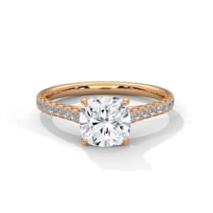 Buy Lab Grown CVD Diamond Gold Ring online at Reeva Rare Jewelry Store for sparkle and style