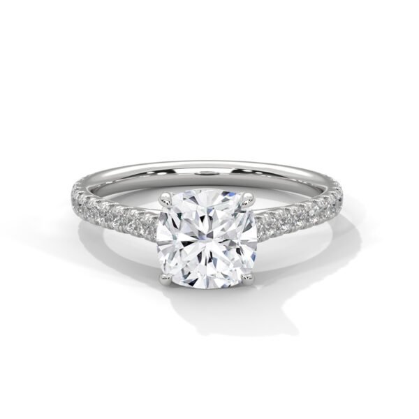 Buy Lab Grown CVD Diamond Gold Ring from Reeva Rare Online for timeless sparkle