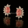 Luxurious pink diamond earrings in 18K rose gold – Reeva Rare Luxurious pink diamond earrings in 18K rose gold – Reeva Rare