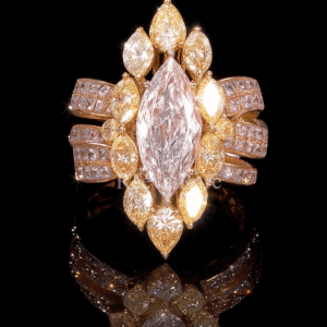 Rare collection diamond ring, luxury jewelry from Reeva Rare