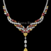 Trending color diamond necklace set, luxury jewelry online from Reeva Rare Trending color diamond necklace set, luxury jewelry online from Reeva Rare