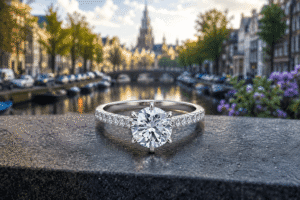Lab Grown Diamond Engagement Ring Amsterdam by Reeva Rare